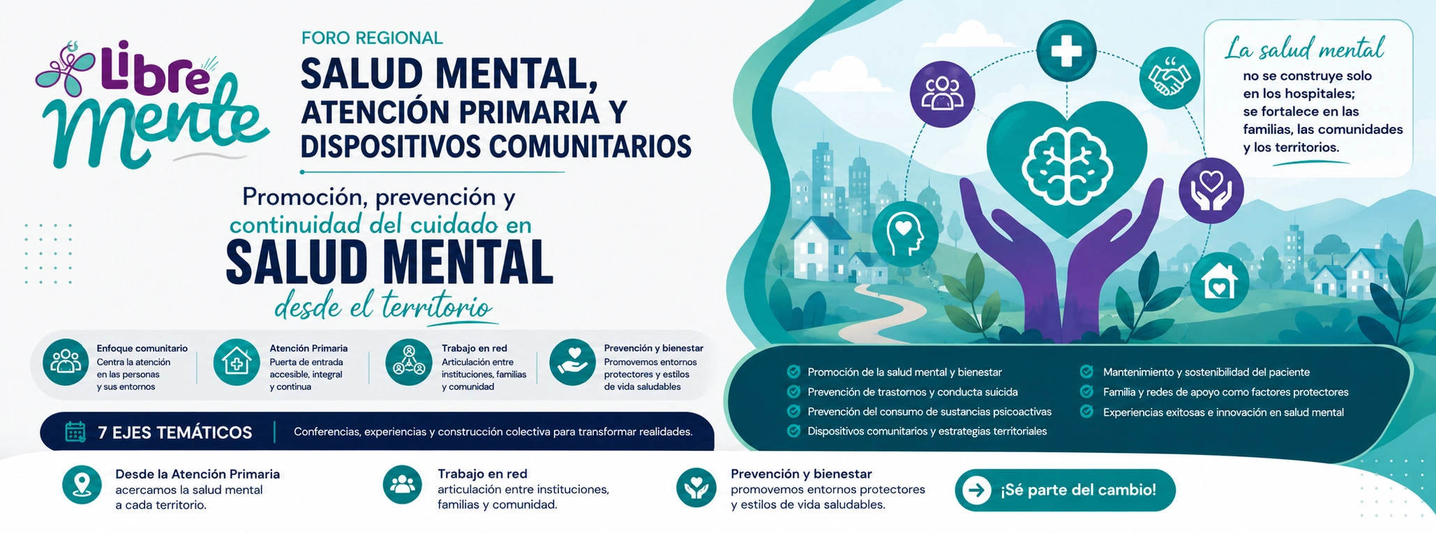 Foro Regional de Salud Mental - Banner
